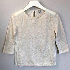 J. Crew embroidered top